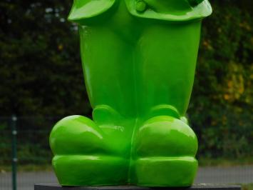 Gartenzwerg Mittelfinger XL – 80 cm – Grün