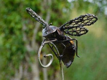 Gartenstecker Biene – 90 cm – Metall – Handgefertigt