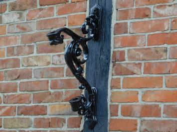 Vlaggenstokhouder XL - 65 cm - Zwart - Alu