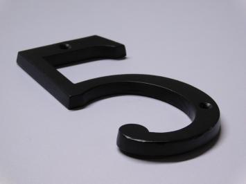House number 5 - Extra Large - Black