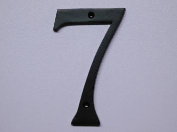 House number 7 - Extra Large - Black
