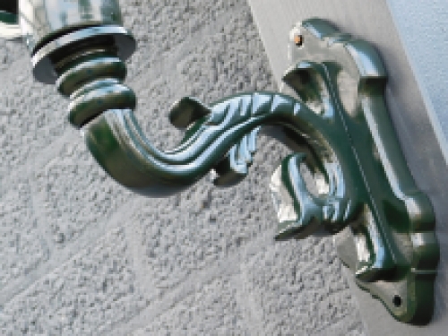 Bremen special wall lamp - dark green or black - alu