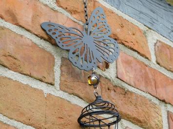 Wind chime Butterfly - 70 cm - Black