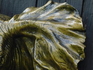 Wandornament Olifant - Goud met Zwart - Polystone